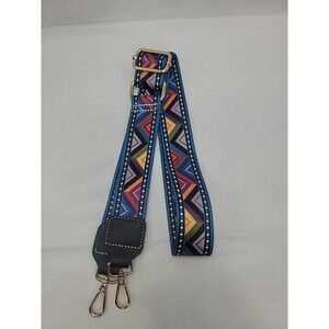 Multicolored Purse Replacement Strap Unmarked Adjustable 45"